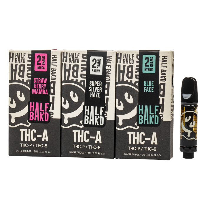 Half Bakd THC-A Cartridge 2 Gram