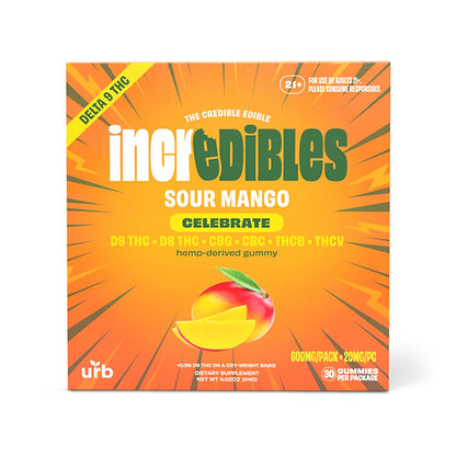 URB Incredibles Blend 600mg gummies 30pc