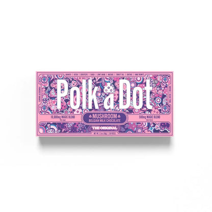 Polk a Dot Magic Mushroom Chocolate Bars! | 10,000 mg Shroom Edible 🍄