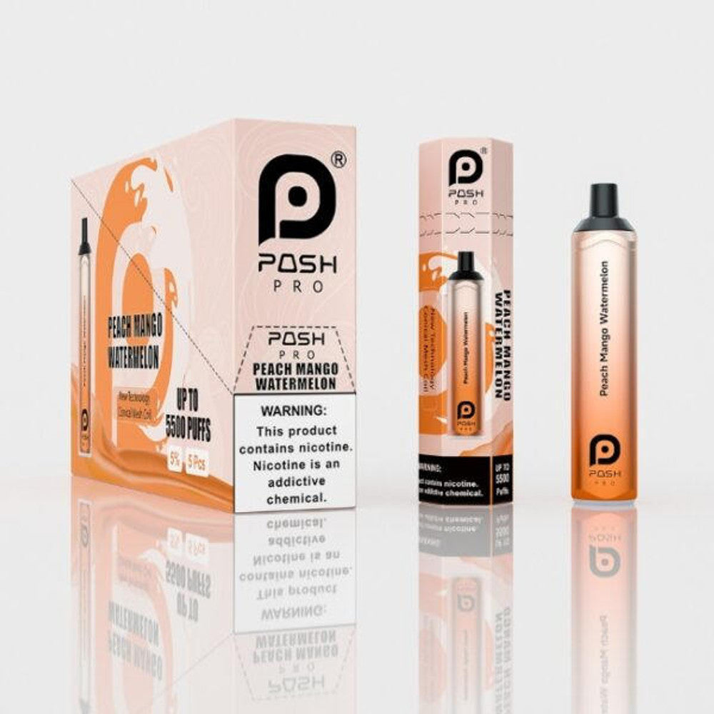 Posh Pro 5500 Disposable Rechargeable Vapes