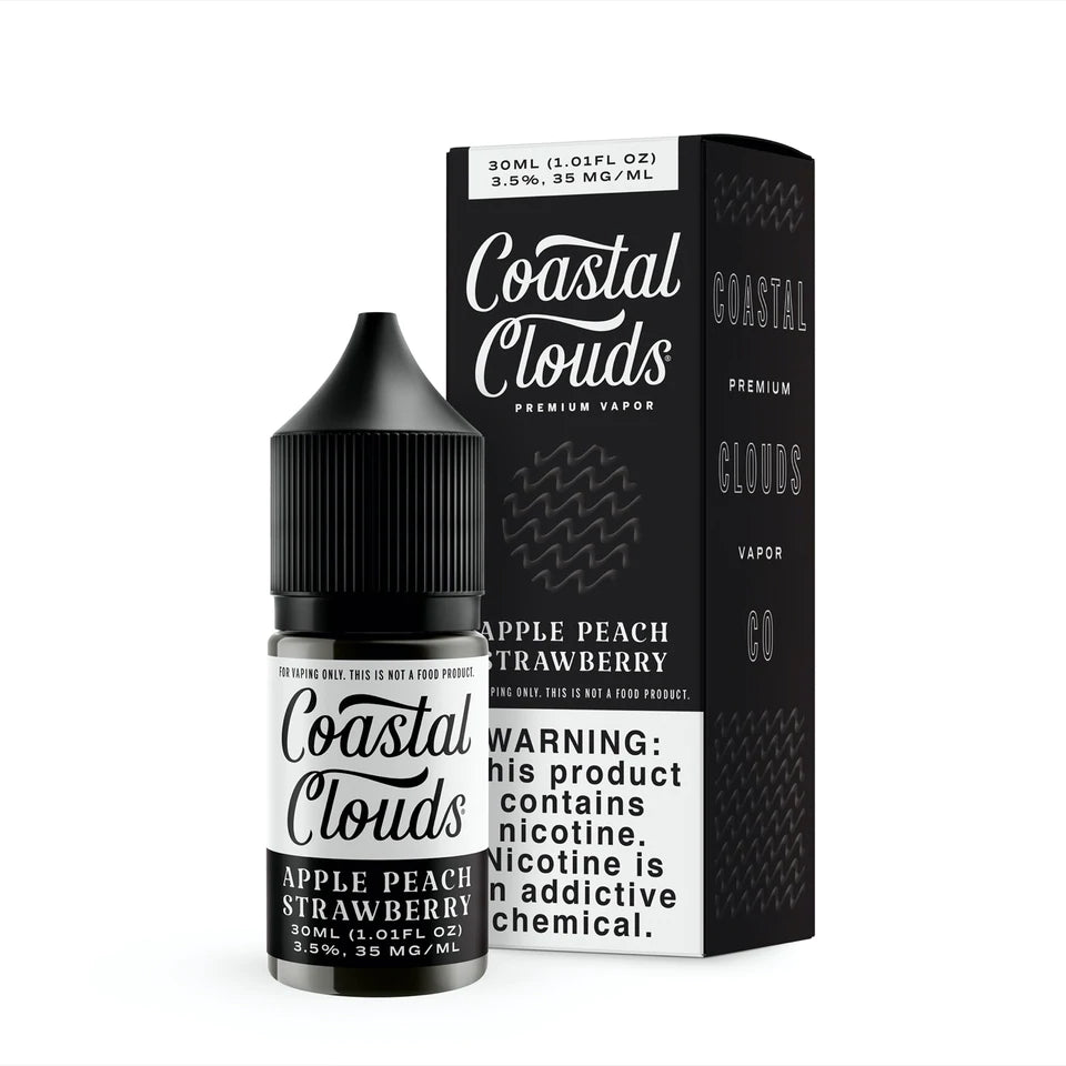 Coastal Clouds Salt Nic - Apple Peach Strawberry