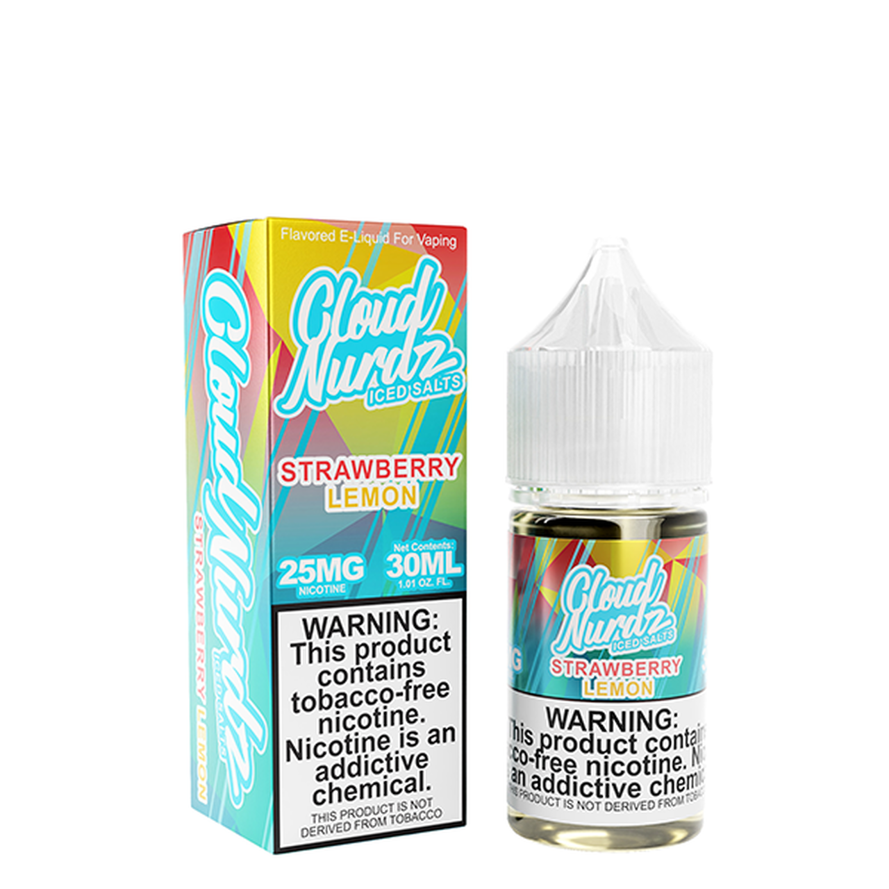 Cloud Nurdz Salt Nic-Iced Strawberry Lemon