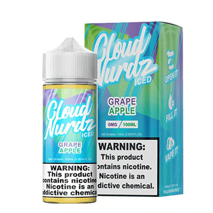 Cloud Nurdz E-Liquid - Grape Apple Iced